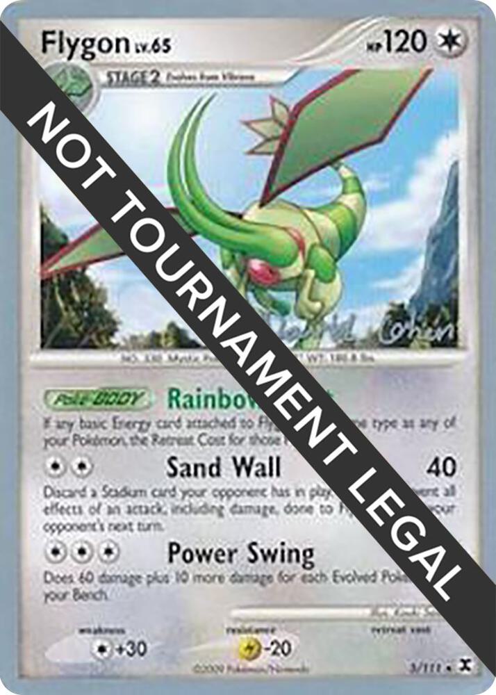 Flygon - 2009 (David Cohen) 5/111 card from World Championship Decks