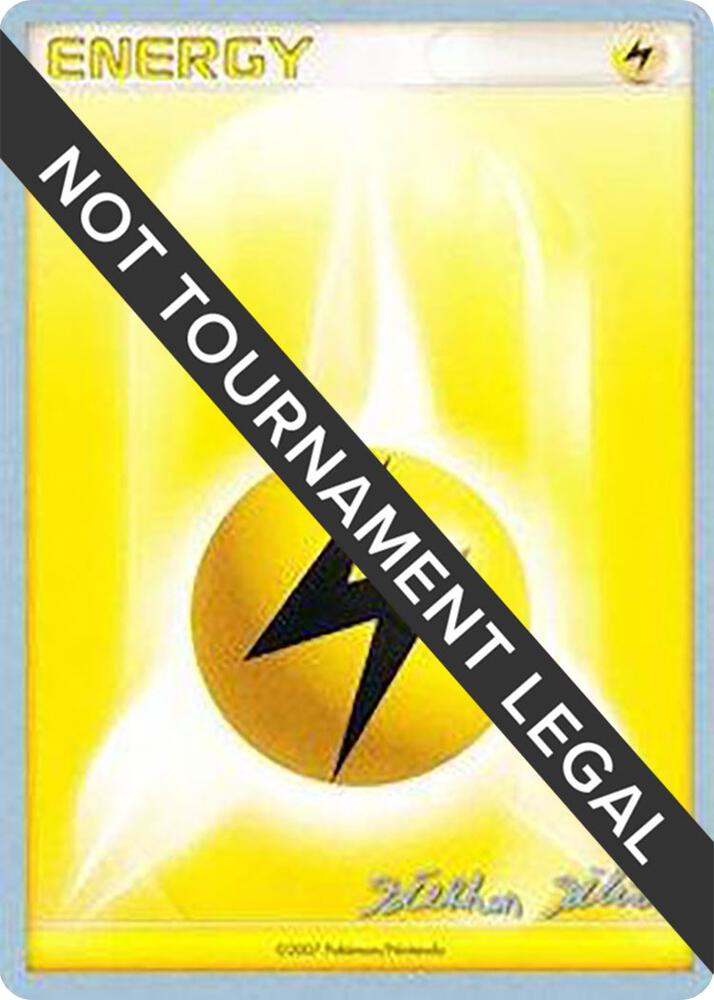 Lightning Energy - 2009 (Stephen Silvestro) card from World Championship Decks