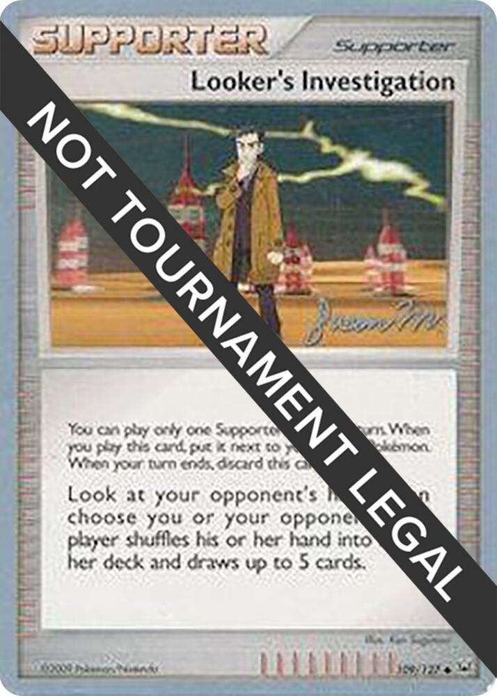 Looker's Investigation - 2009 (Jason Martinez) 109/127 card from World Championship Decks