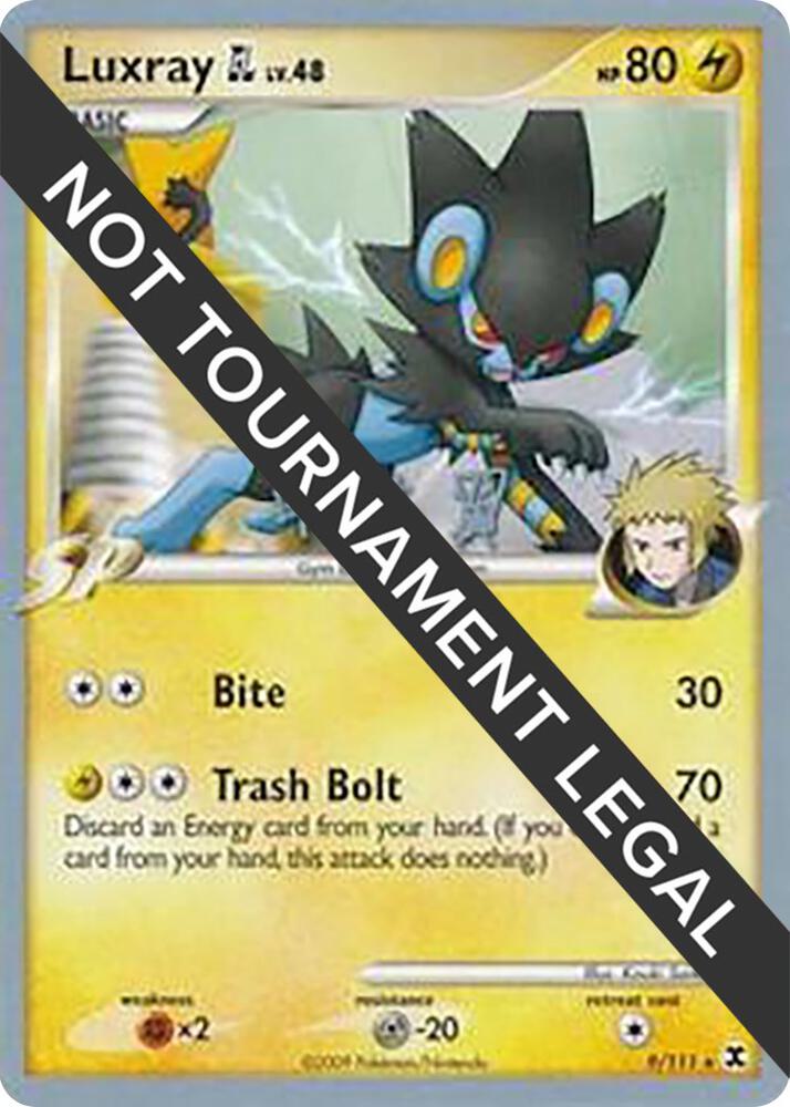 Luxray GL - 2009 (Tsubasa Nakamura) 9/111 card from World Championship Decks