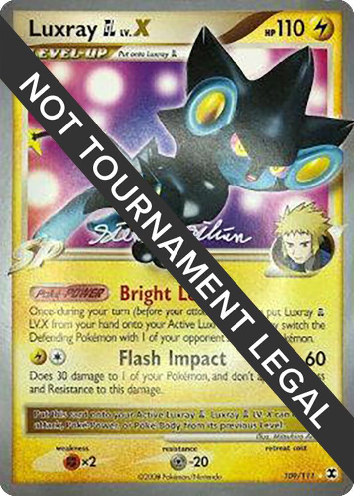 Luxray GL LV.X - 2009 (Stephen Silvestro) 109/111 card from World Championship Decks
