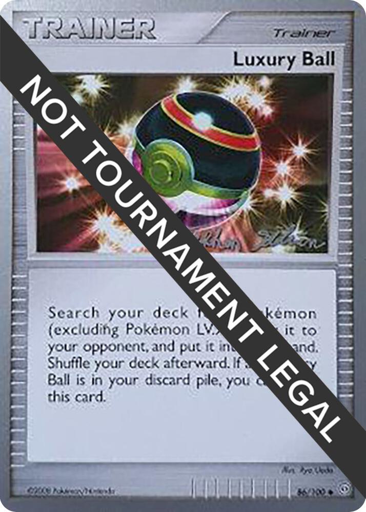 Luxury Ball - 2009 (Stephen Silvestro) 86/100 card from World Championship Decks