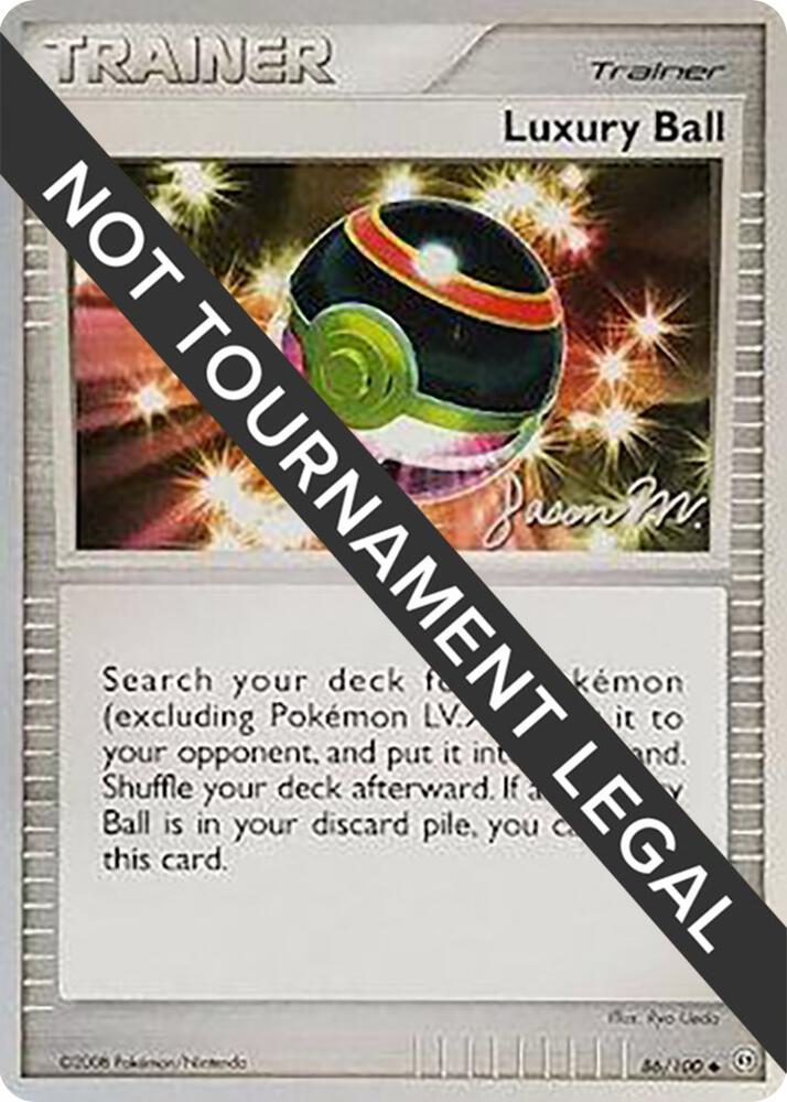 Luxury Ball - 2009 (Jason Martinez) 86/100 card from World Championship Decks