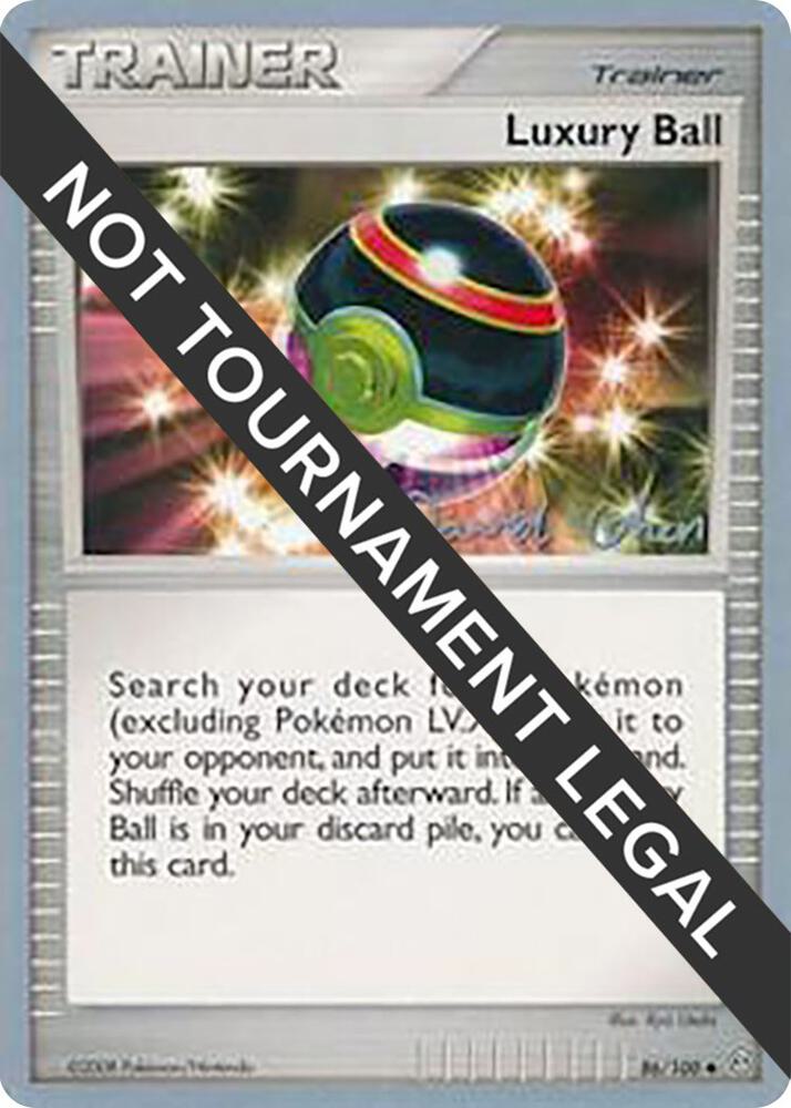 Luxury Ball - 2009 (David Cohen) 86/100 card from World Championship Decks