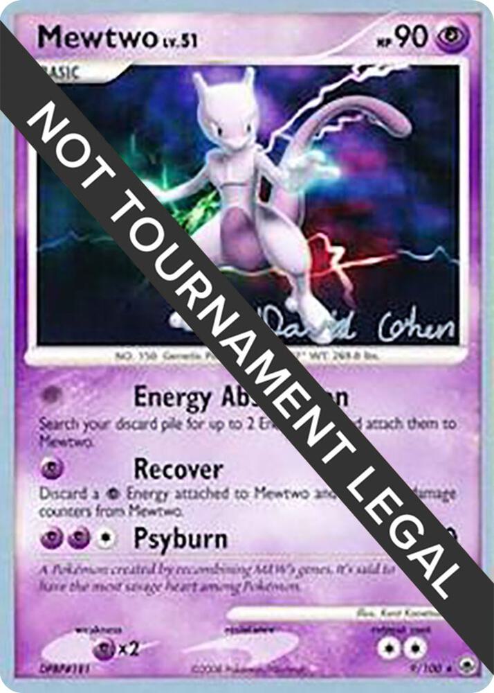 Mewtwo - 2009 (David Cohen) 9/100 card from World Championship Decks