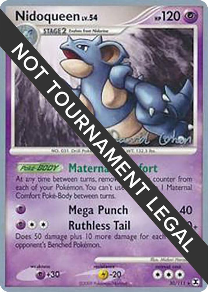 Nidoqueen - 2009 (David Cohen) 30/111 card from World Championship Decks