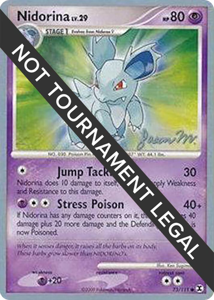 Nidorina - 2009 (Jason Martinez) 73/111 card from World Championship Decks