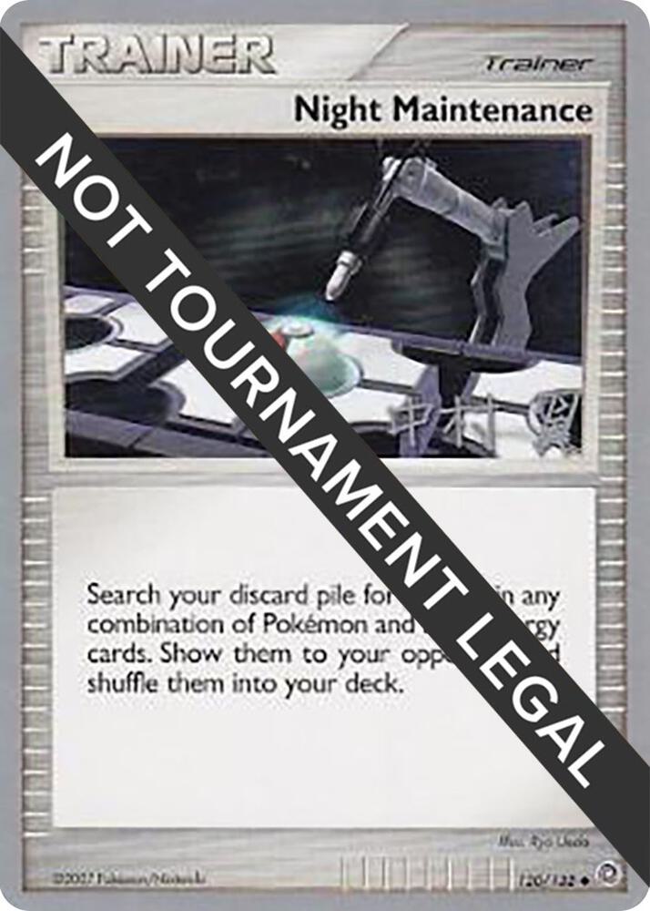 Night Maintenance - 2009 (Tsubasa Nakamura) 120/132 card from World Championship Decks