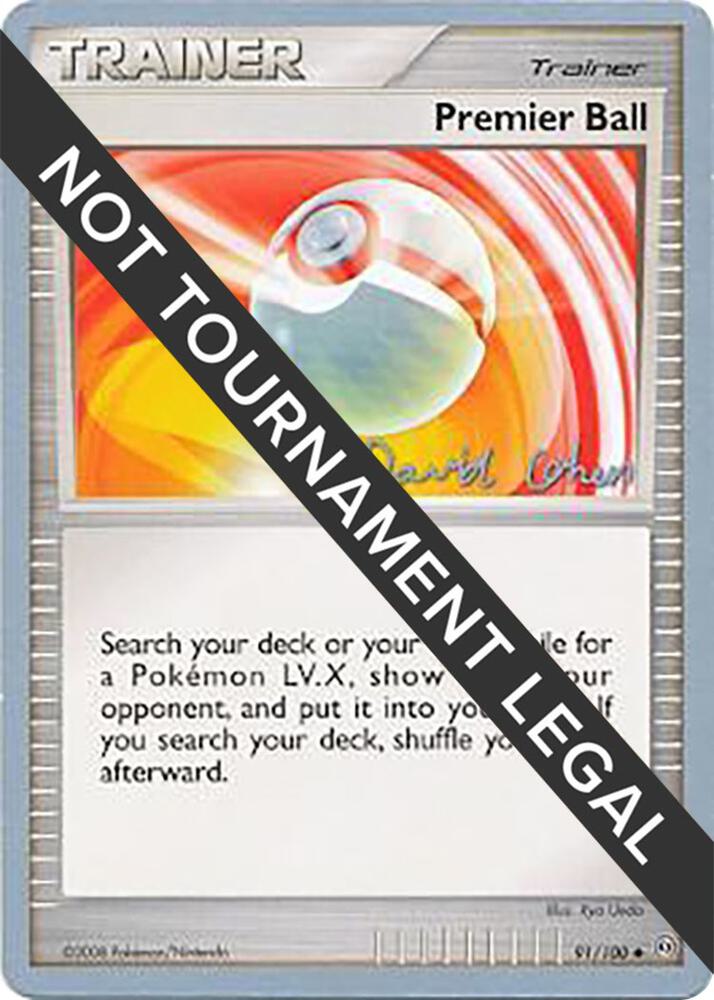 Premier Ball - 2009 (David Cohen) 91/100 card from World Championship Decks