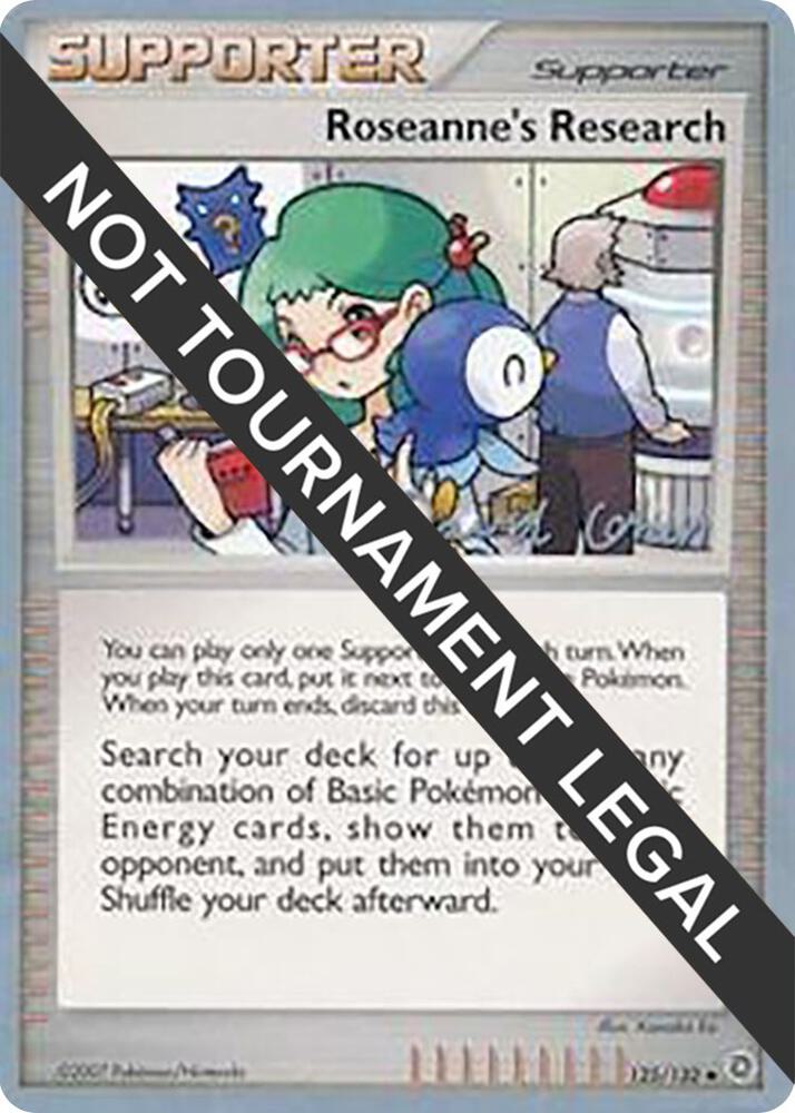 Roseanne's Research - 2009 (David Cohen) 125/132 card from World Championship Decks