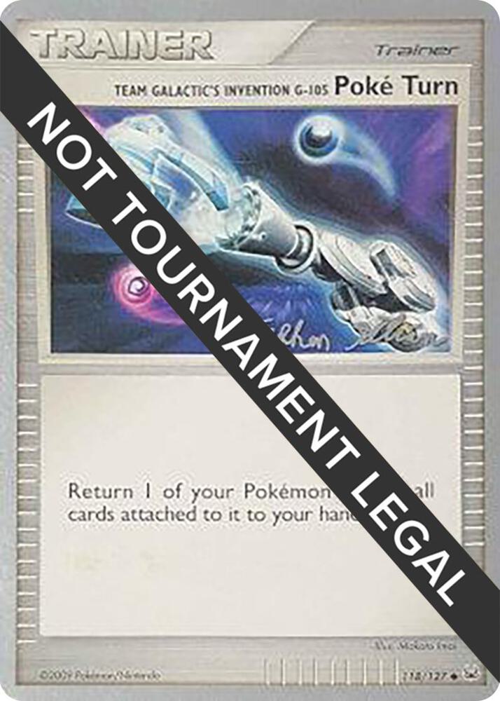 Team Galactic's Invention G-105 Poke Turn - 2009 (Stephen Silvestro) 118/127 card from World Championship Decks