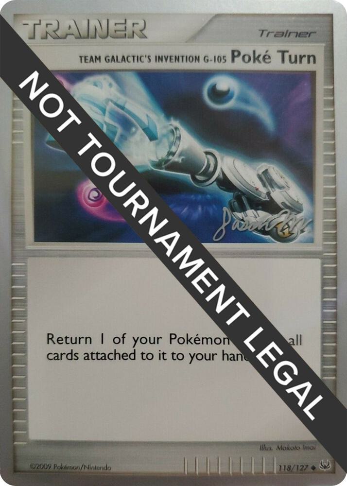 Team Galactic's Invention G-105 Poke Turn - 2009 (Jason Martinez) 118/127 card from World Championship Decks