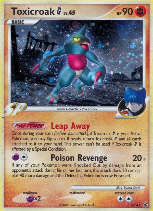 Toxicroak G - 2009 (Tsubasa Nakamura) DP41 card from World Championship Decks