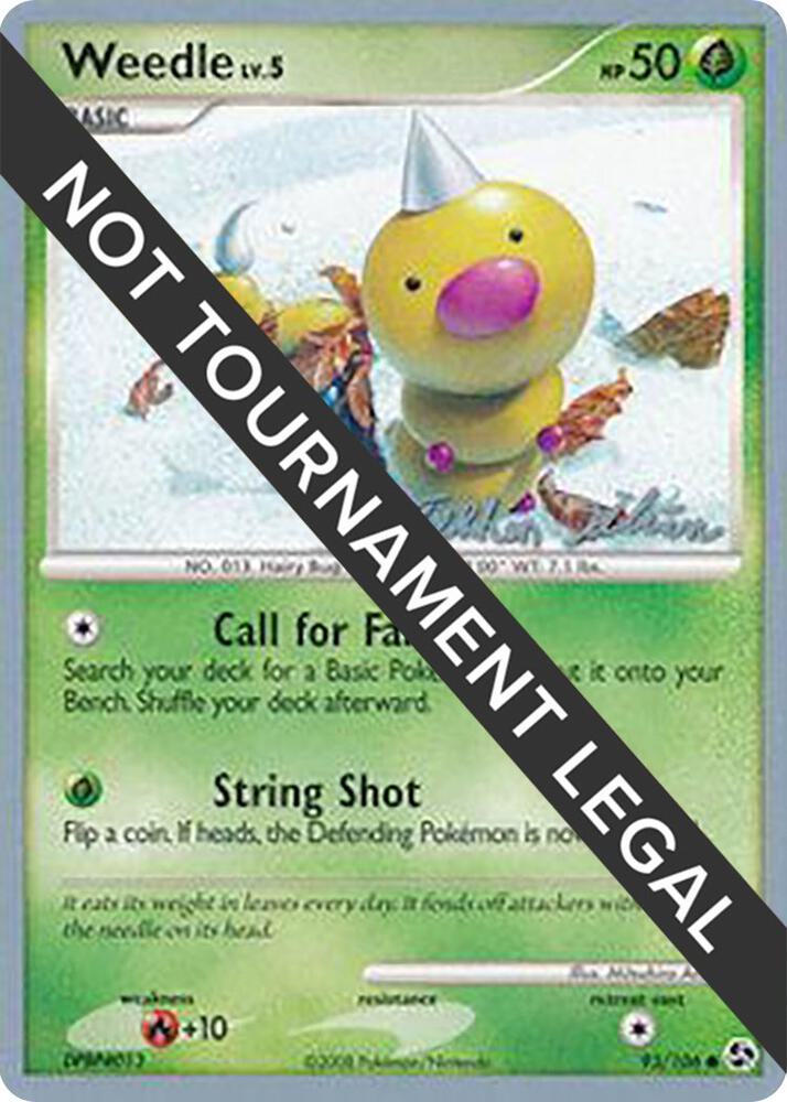 Weedle - 2009 (Stephen Silvestro) 93/106 card from World Championship Decks