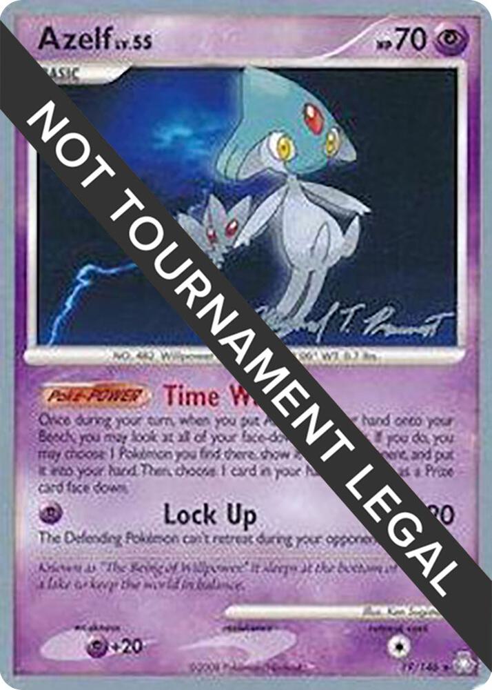 Azelf - 2010 (Michael Pramawat) 19/146 card from World Championship Decks