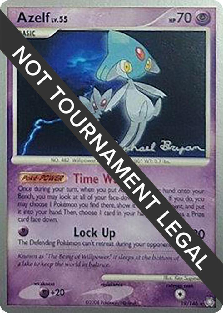 Azelf (19) - 2010 (Mychael Bryan) 19/146 card from World Championship Decks