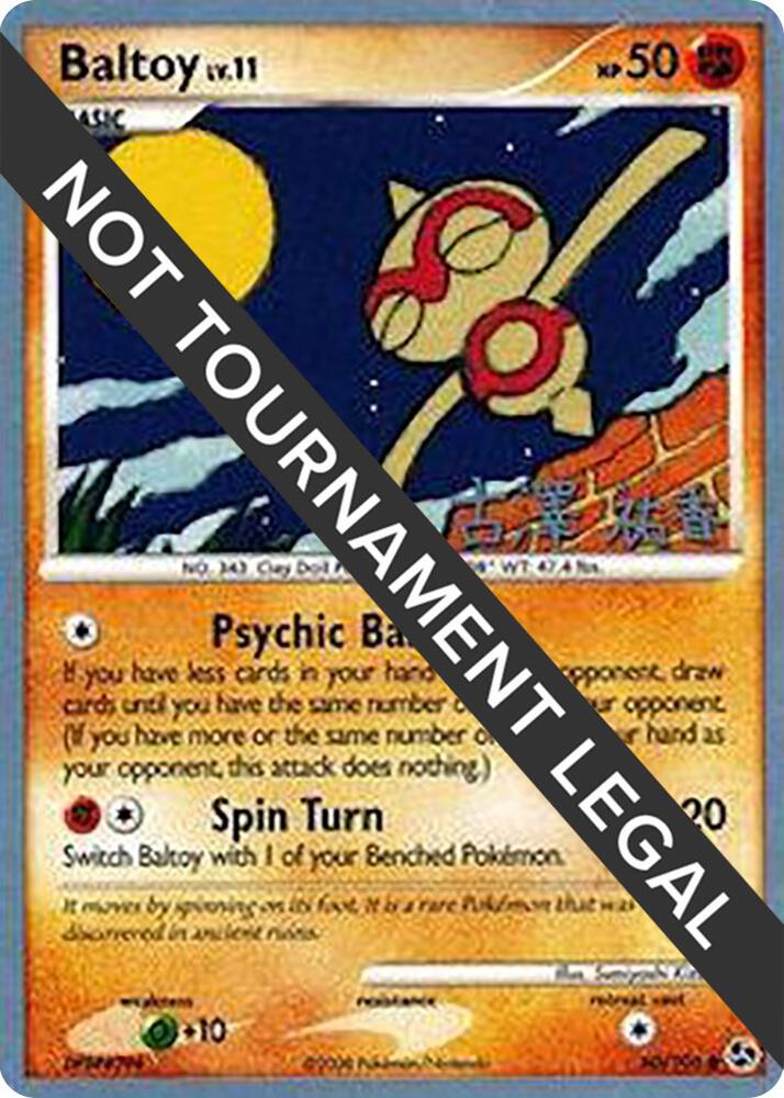 Baltoy - 2010 (Yuka Furusawa) 60/106 card from World Championship Decks