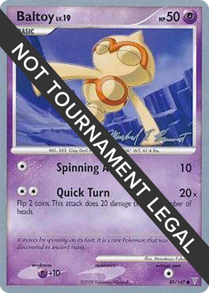 Baltoy - 2010 (Michael Pramawat) 89/147 card from World Championship Decks