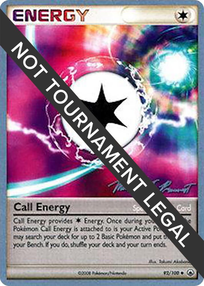 Call Energy - 2010 (Michael Pramawat) 92/100 card from World Championship Decks