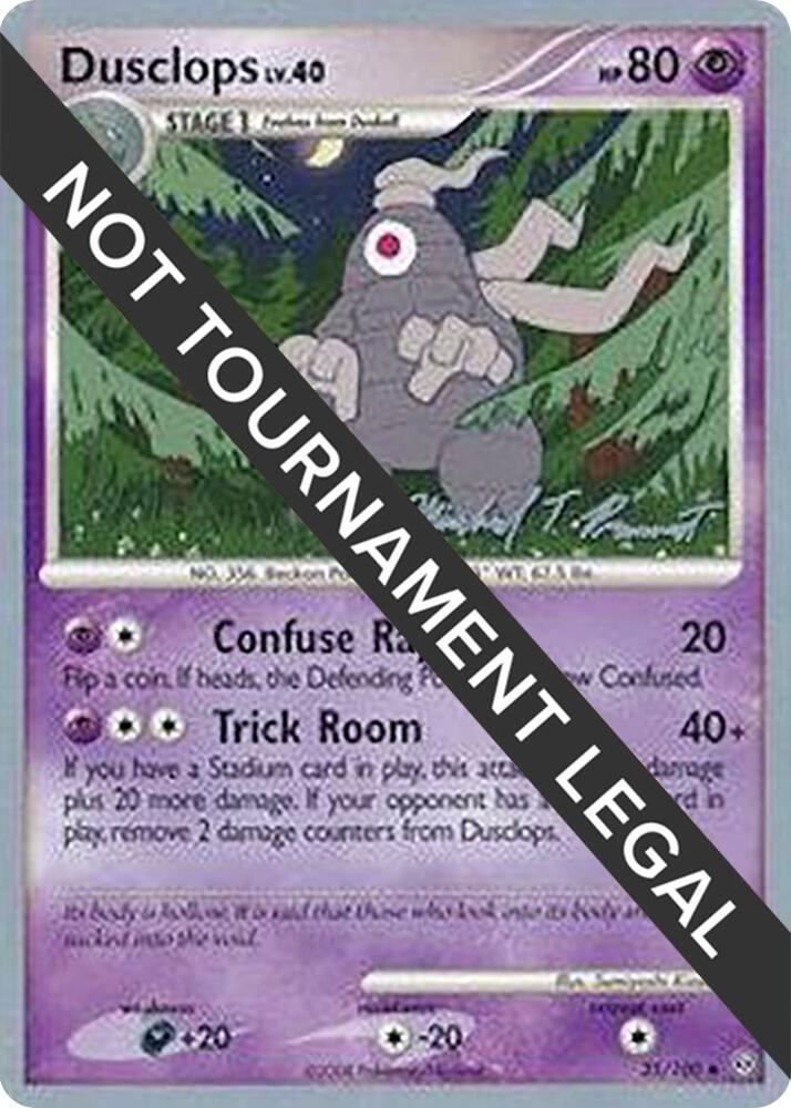 Dusclops - 2010 (Michael Pramawat) 35/100 card from World Championship Decks