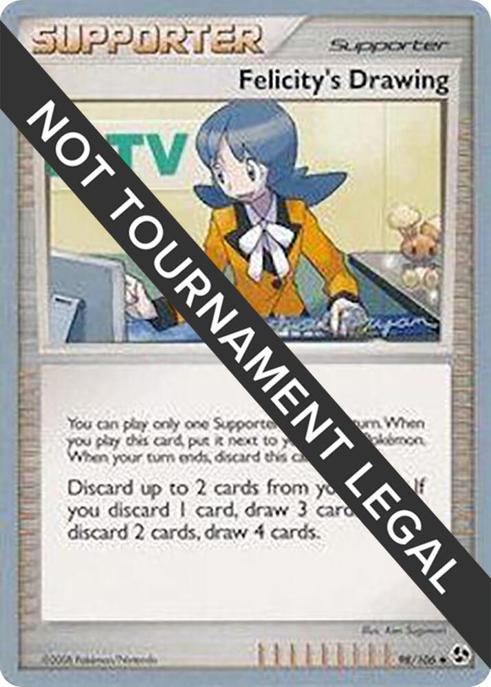 Felicity's Drawing - 2010 (Mychael Bryan) 98/106 card from World Championship Decks