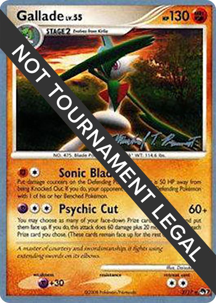 Gallade - 2010 (Michael Pramawat) 2/17 card from World Championship Decks