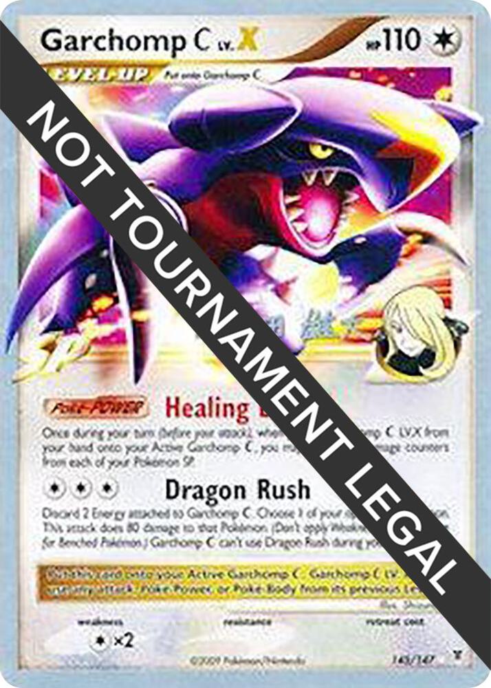 Garchomp C LV.X - 2010 (Yuta Komatsuda) 145/147 card from World Championship Decks