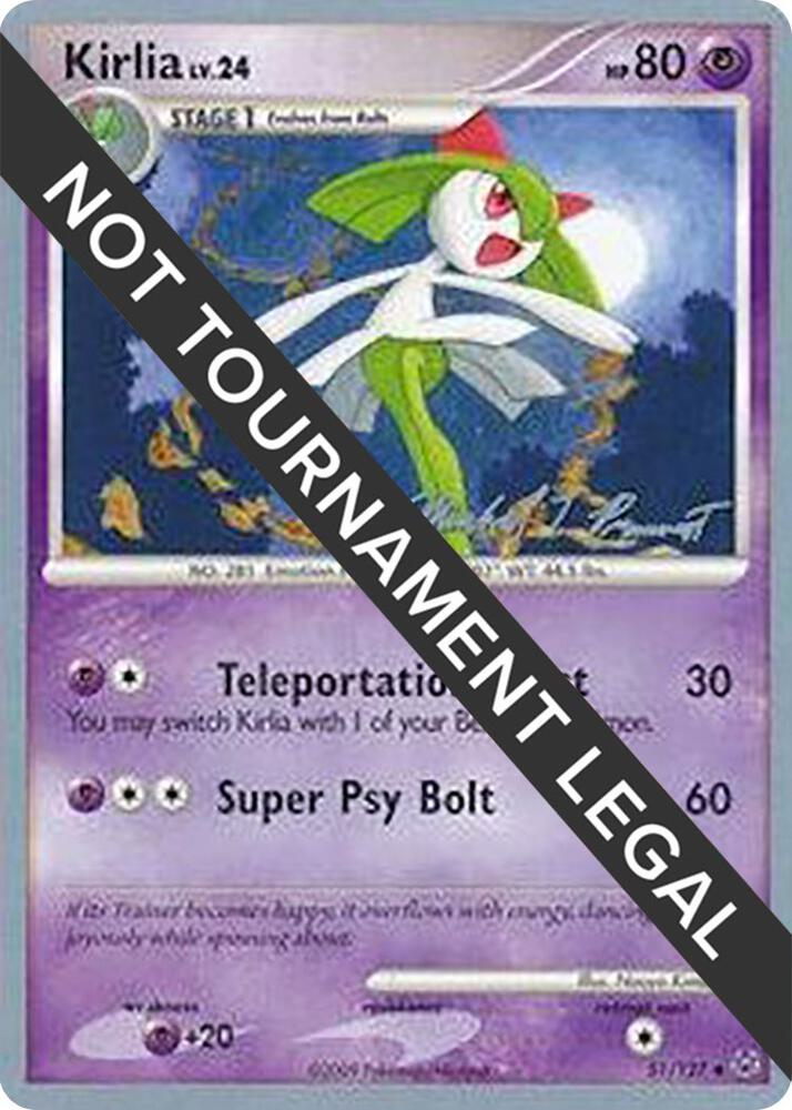Kirlia - 2010 (Michael Pramawat) 51/127 card from World Championship Decks