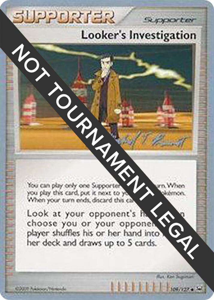 Looker's Investigation - 2010 (Michael Pramawat) 109/127 card from World Championship Decks
