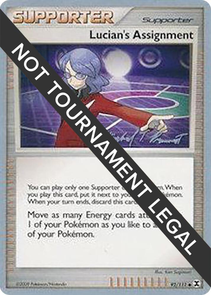 Lucian's Assignment - 2010 (Michael Pramawat) 92/111 card from World Championship Decks