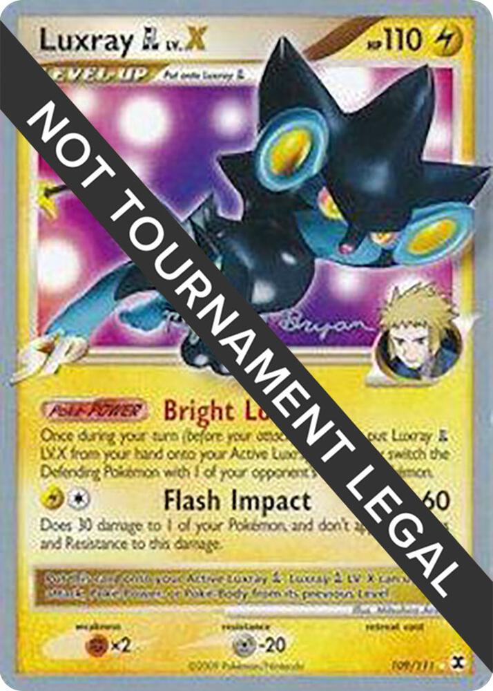 Luxray GL LV.X - 2010 (Mychael Bryan) 109/111 card from World Championship Decks