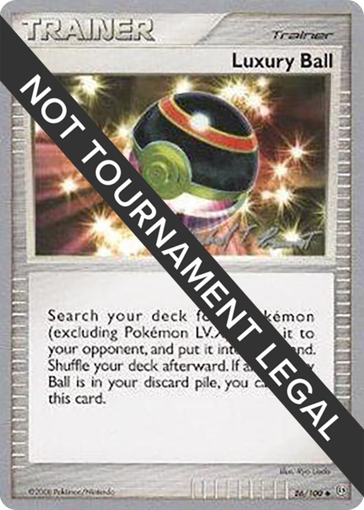 Luxury Ball - 2010 (Michael Pramawat) 86/100 card from World Championship Decks
