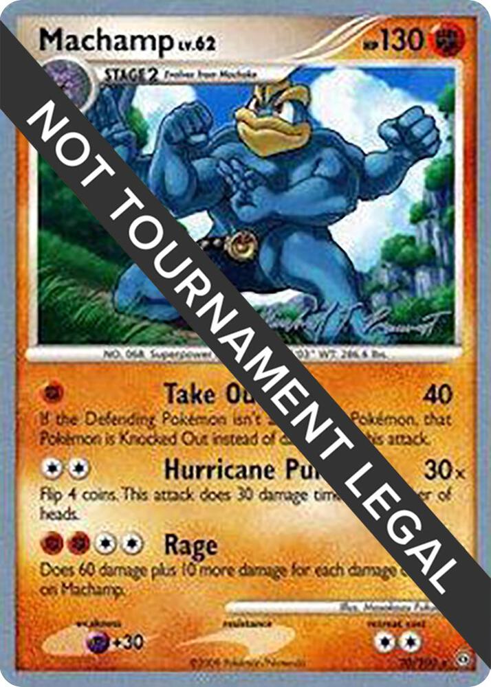 Machamp - 2010 (Michael Pramawat) 20/100 card from World Championship Decks