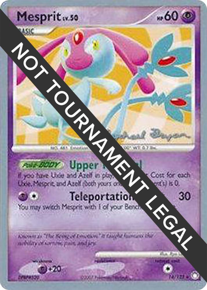 Mesprit - 2010 (Mychael Bryan) 14/123 card from World Championship Decks