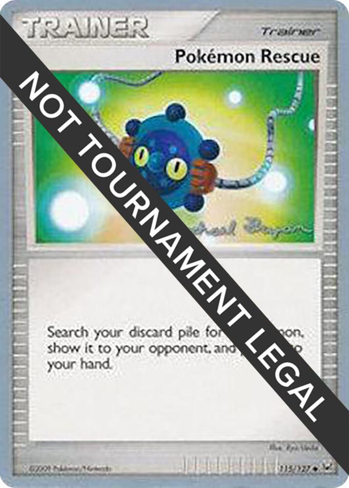 Pokemon Rescue - 2010 (Mychael Bryan) 115/127 card from World Championship Decks