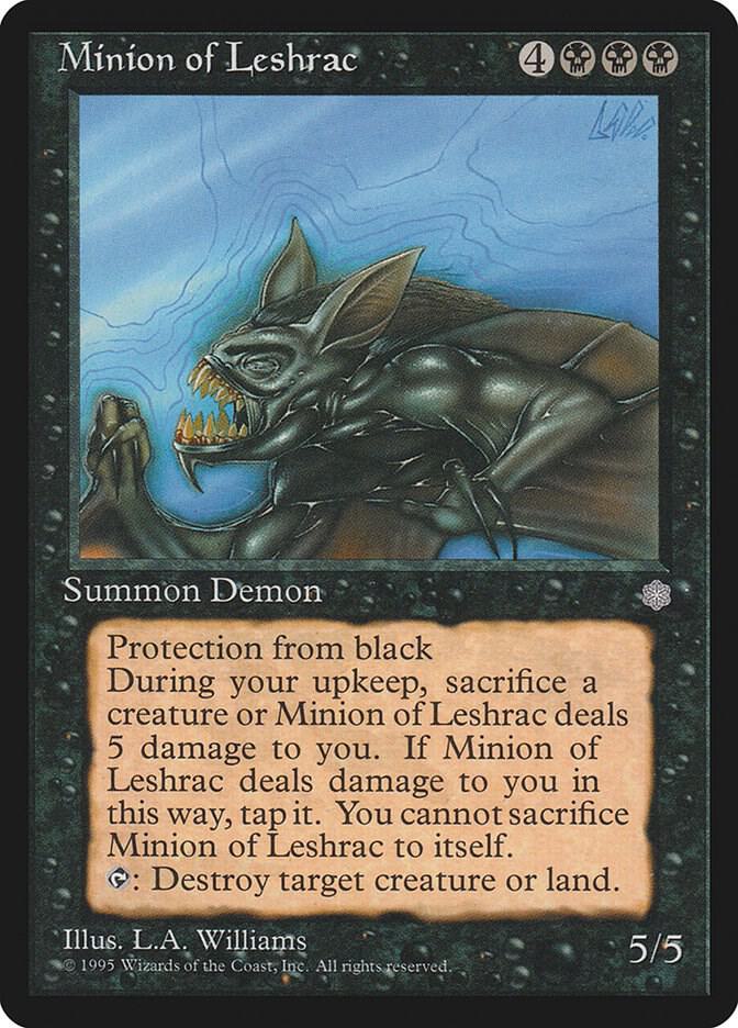 Minion of Leshrac card from Ice Age