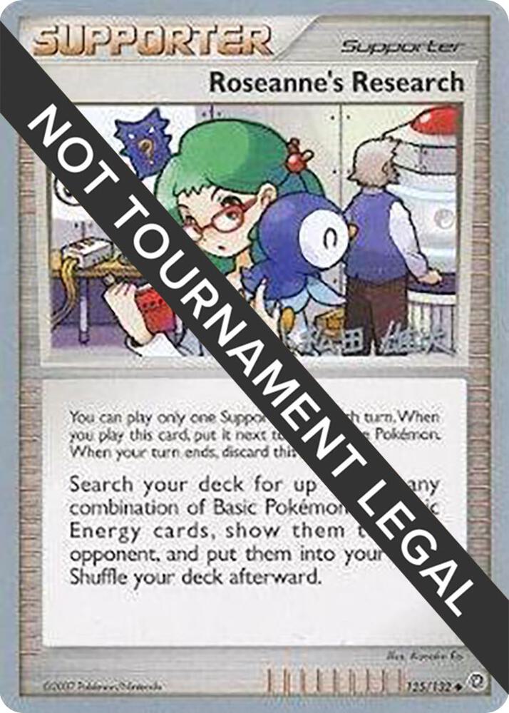 Roseanne's Research - 2010 (Yuta Komatsuda) 125/132 card from World Championship Decks
