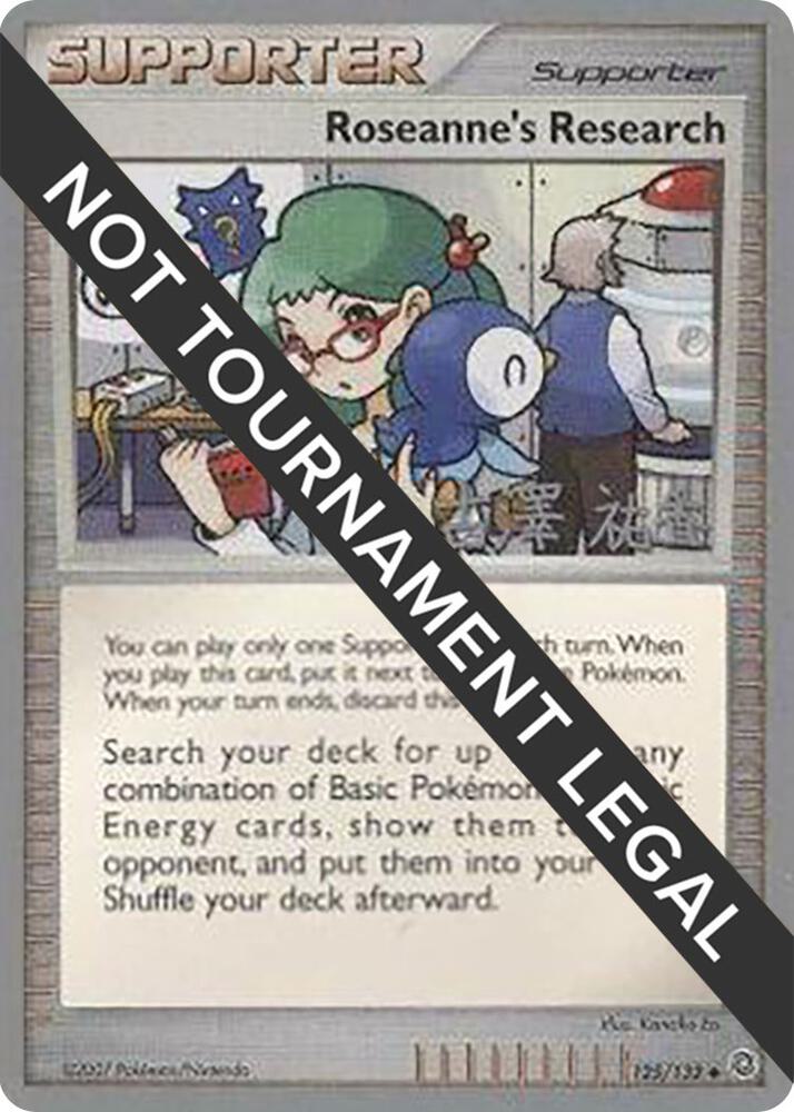 Roseanne's Research - 2010 (Yuka Furusawa) 125/132 card from World Championship Decks