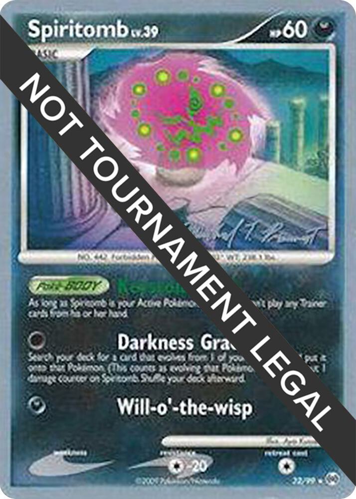 Spiritomb - 2010 (Michael Pramawat) 32/99 card from World Championship Decks