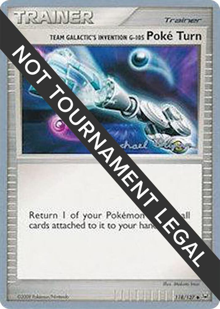 Team Galactic's Invention G-105 Poke Turn - 2010 (Mychael Bryan) 118/127 card from World Championship Decks