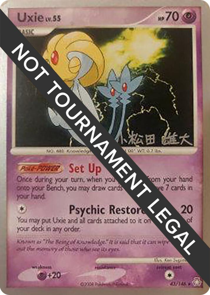 Uxie - 2010 (Yuta Komatsuda) 43/146 card from World Championship Decks