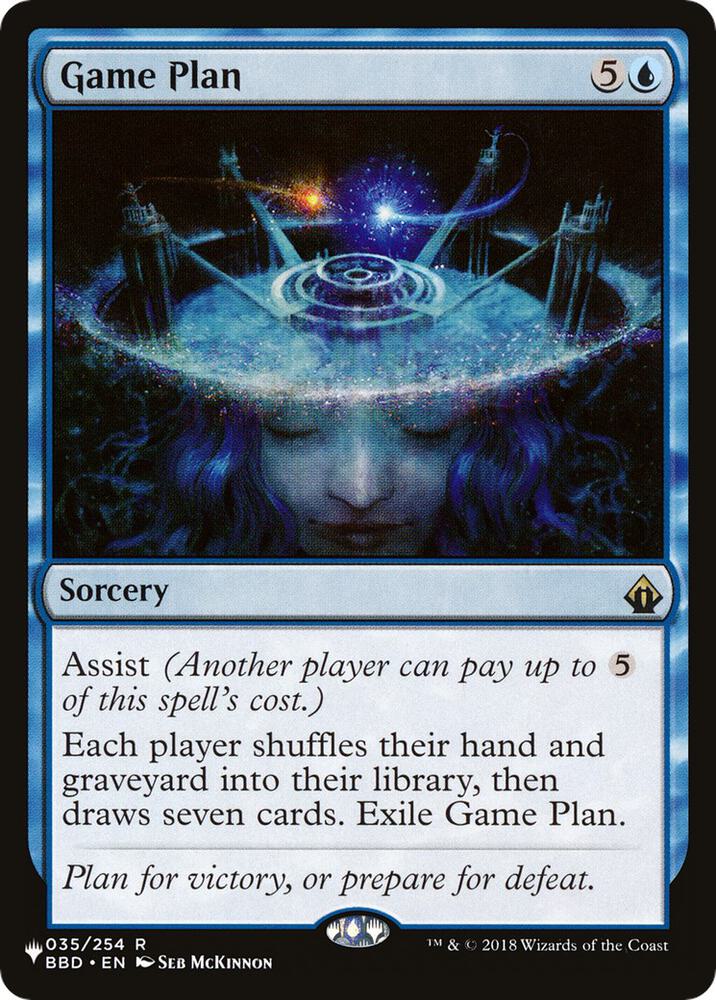 Game Plan 035/254 card from The List Reprints