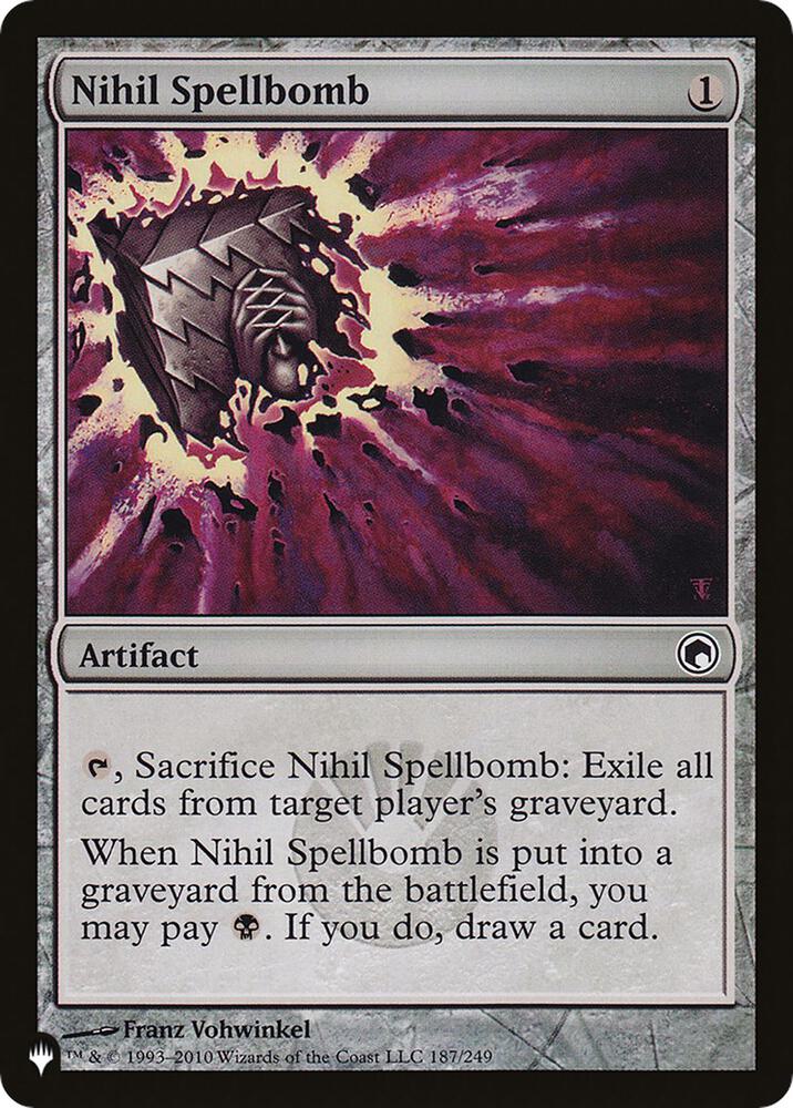 Nihil Spellbomb 187/249 card from The List Reprints