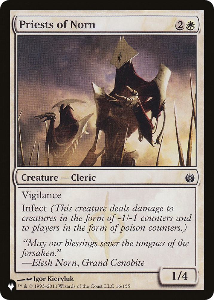 Priests of Norn 16/155 card from The List Reprints
