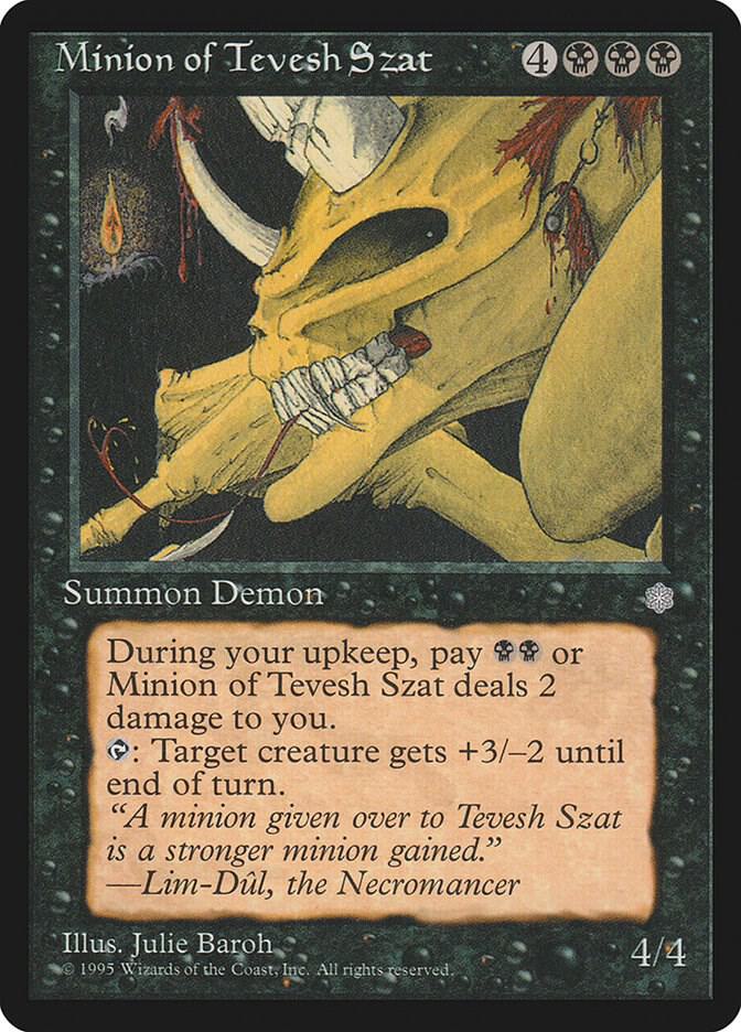 Minion of Tevesh Szat card from Ice Age