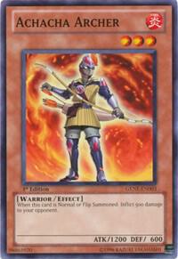 Achacha Archer GENF-EN003 card from Generation Force