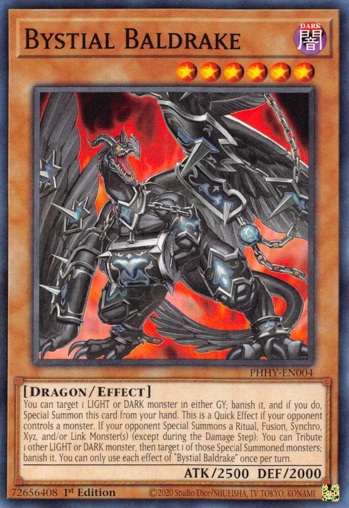 Bystial Baldrake PHHY-EN004 card from Photon Hypernova