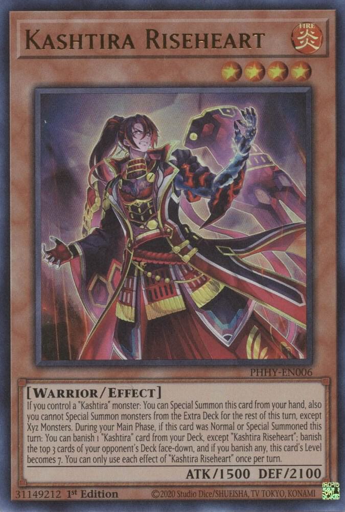 Kashtira Riseheart PHHY-EN006 card from Photon Hypernova