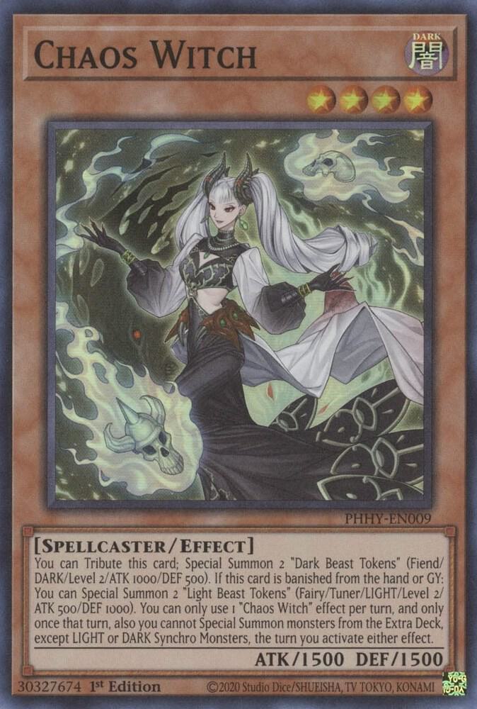 Chaos Witch PHHY-EN009 card from Photon Hypernova