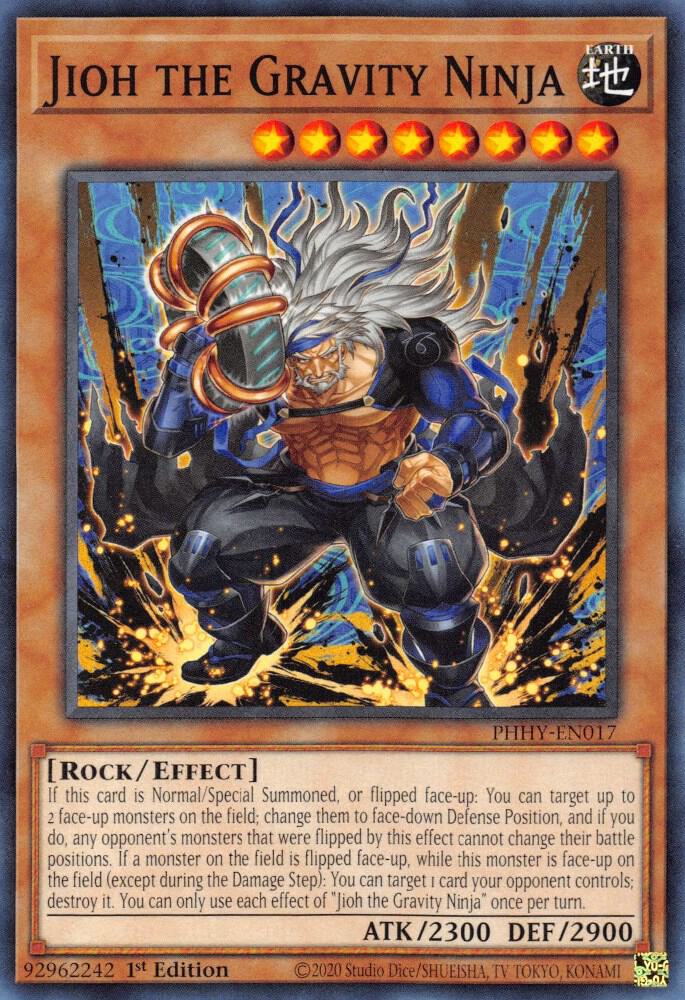 Jioh the Gravity Ninja PHHY-EN017 card from Photon Hypernova